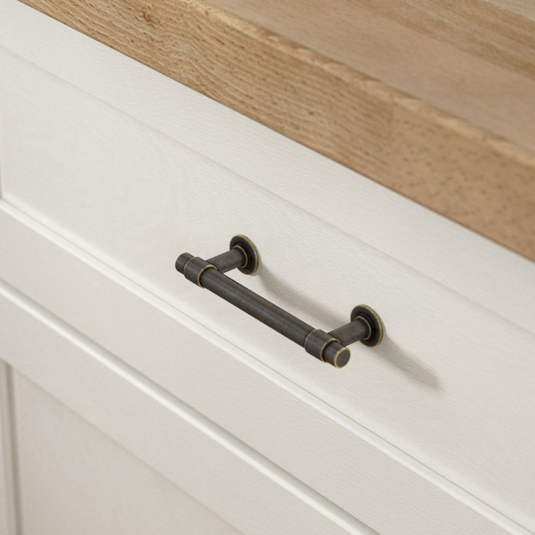 Warm Chestnut Nickel 3" Industrial Bar Pull Multipack