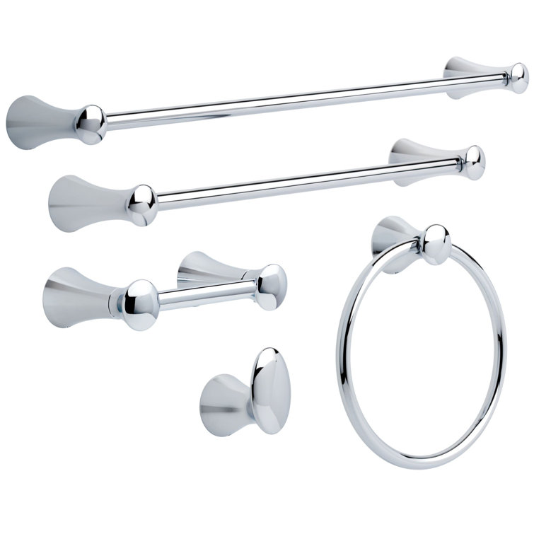 Delta Lahara 18-inch Polished Chrome Wall Mounted Towel Bar