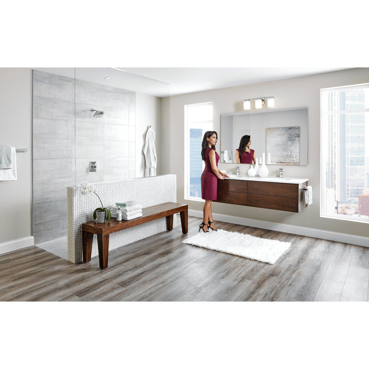 Sleek Modern Black Chrome Single-Handle 6'' Bathroom Faucet