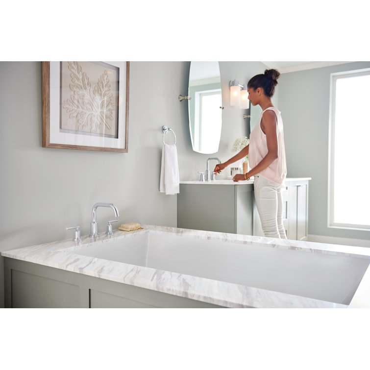Gibson Chrome Double Handle Deck Mounted Roman Tub Faucet