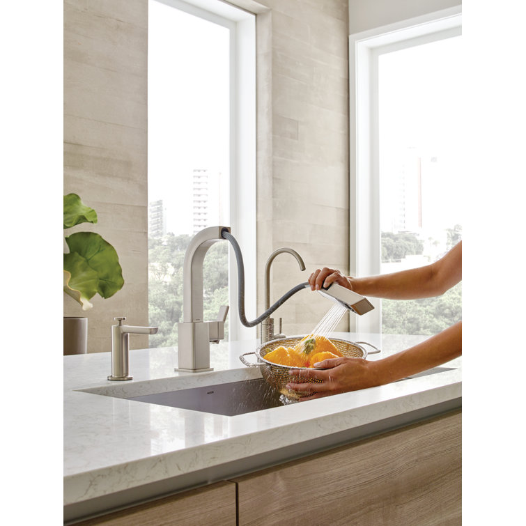 Chrome Wall Mounted Dual Handle Pot Filler Faucet