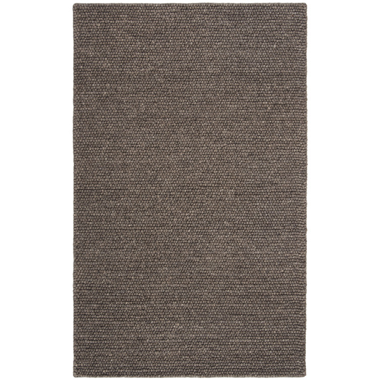 Carisbrooke Chocolate Hand-Knotted Wool-Blend 5' x 8' Area Rug