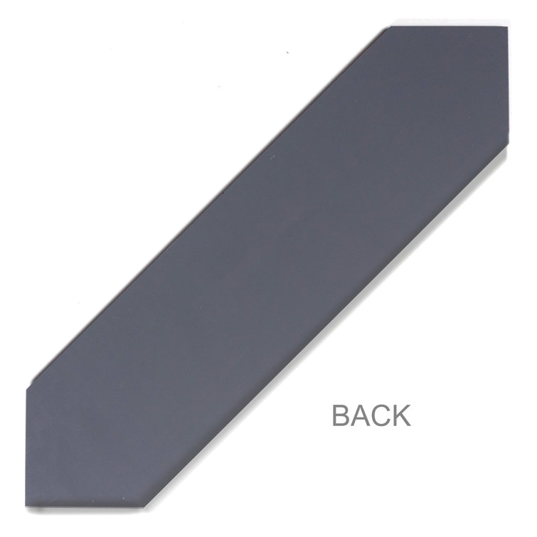 Reflections Silver 3" x 12" Beveled Glass Subway Tile