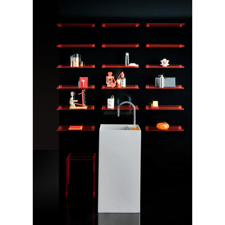 Sunset Blue Shelfish Floating PMMA Wall Shelf