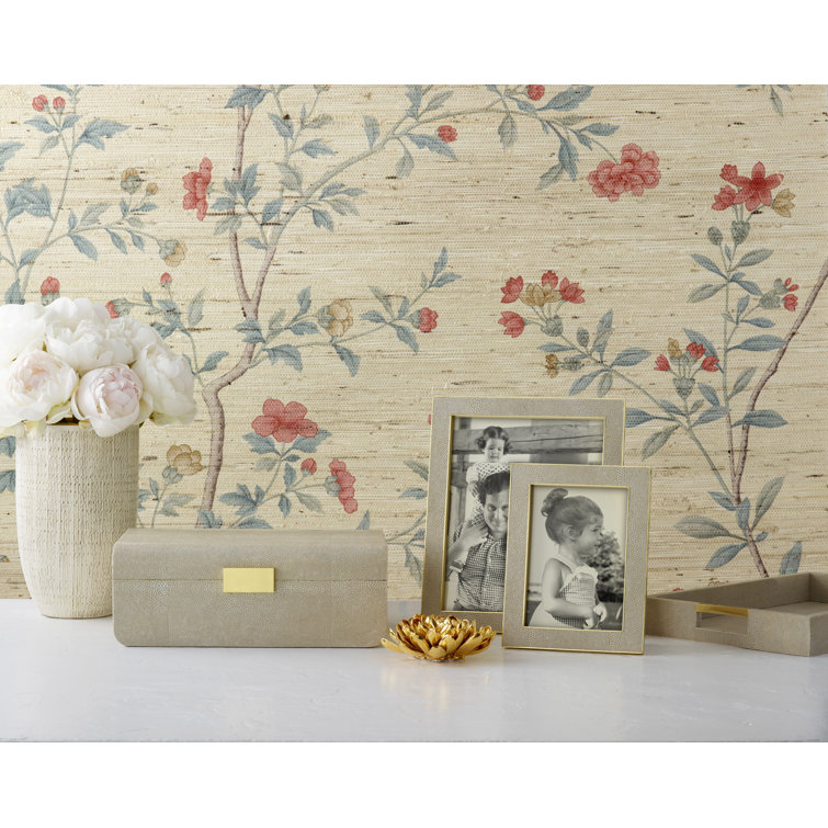 Wheat Faux Leather Jewelry Box with Suede Lining