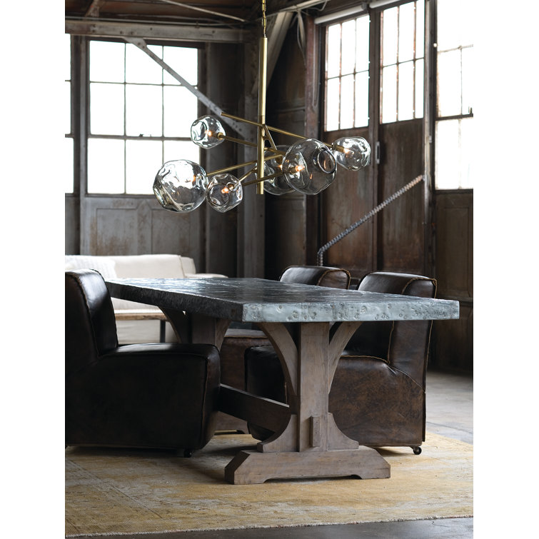 Regina Andrew 6-Light Sputnik Chandelier in Natural Brass with Smoke Glass Globes