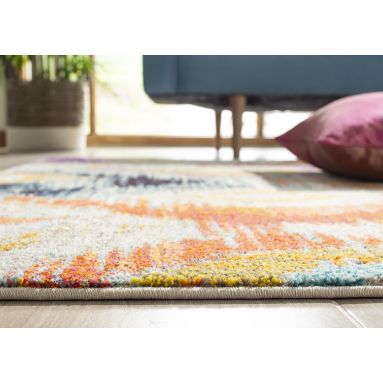 Monaco Multi-Color Geometric Pattern Area Rug