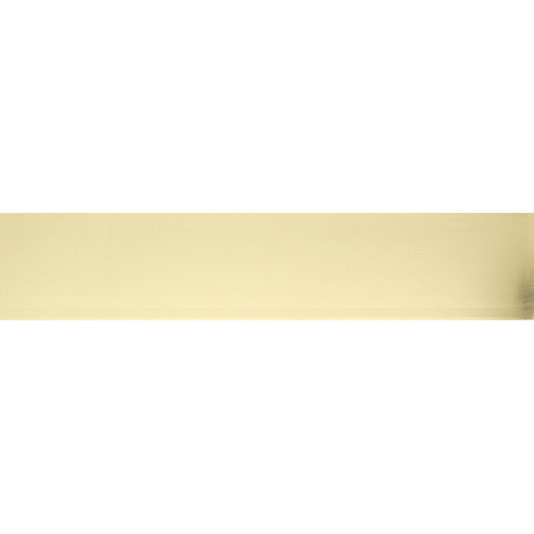 Lifetime Polished Brass Screw Mount Kick Plate with Mounting Hardware