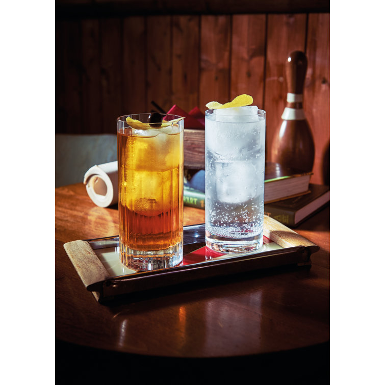 Luigi Bormioli Classico Clear Tall Beverage Glass Set of 4