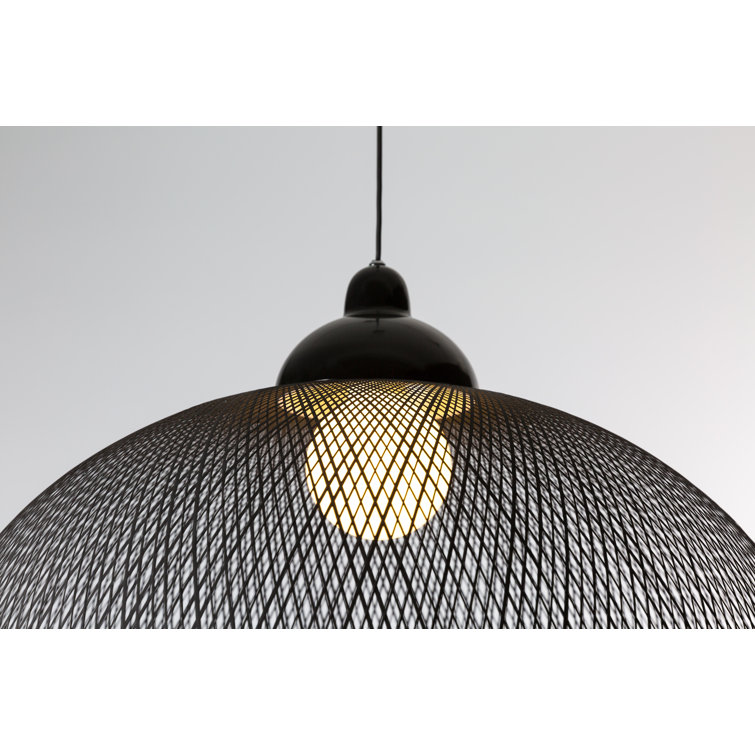 Bertjan Pot Black Globe Single-Light Aluminum Pendant