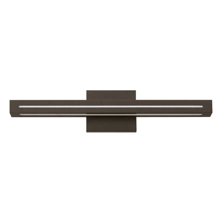 Bronze 26" Dimmable LED Wall Sconce with Acrylic Lens