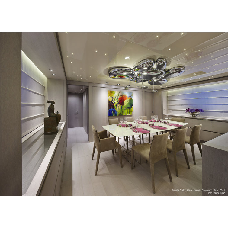 Skydro Chrome LED Flush Mount for Indoor/Outdoor Use
