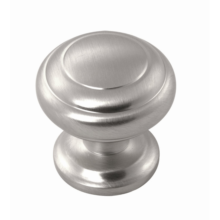 Stainless Steel Mushroom Cabinet Knob with Mounting Hardware