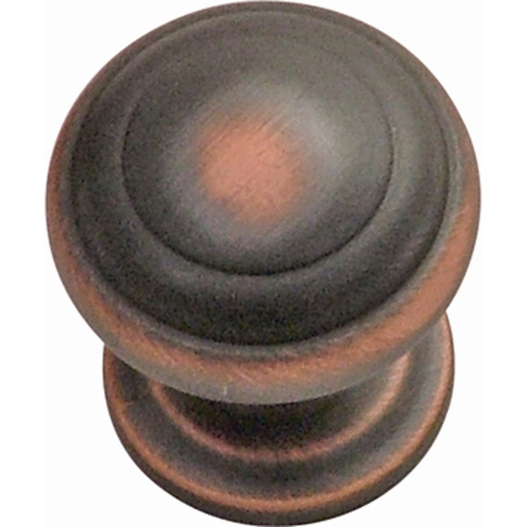1-Inch Satin Nickel Round Cabinet Knob with Mounting Hardware