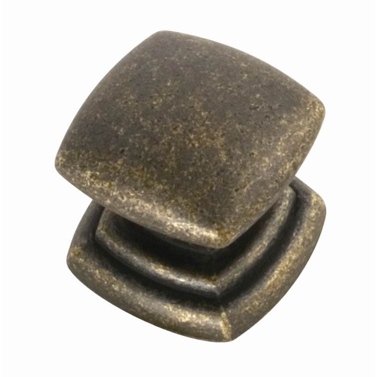Windover Antique Square Knob with Mounting Hardware