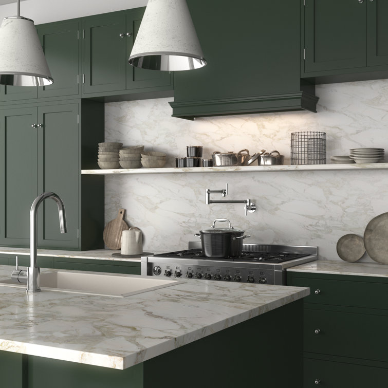 Polished Chrome Wall-Mounted Pot Filler with Dual Pivot
