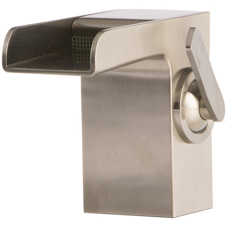 Brushed Nickel Single-Hole Single-Handle Bathroom Faucet