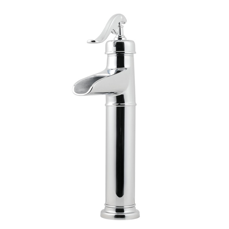Ashfield Polished Chrome Single Control Traditional Bathroom Faucet