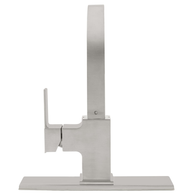 Stainless Steel Single Handle Pull-Out Kitchen Faucet