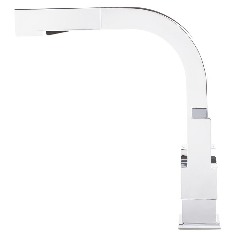 Arkitek Polished Chrome Single Handle Pull-Out Kitchen Faucet