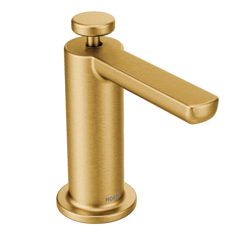 Brushed Gold Stainless Steel Modern Soap Dispenser