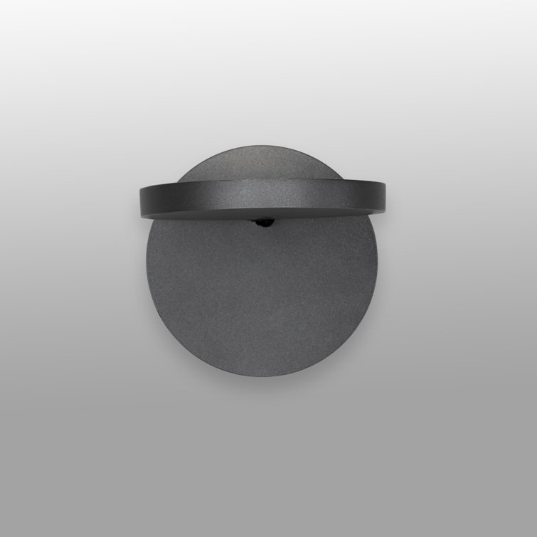 Demetra Anthracite Gray LED Wall Sconce with Adjustable Arm