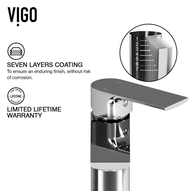 Norfolk Modern Black Brass Vessel Bathroom Faucet