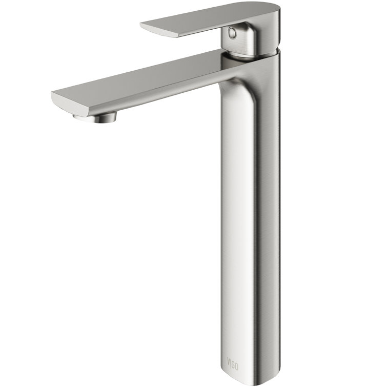Norfolk 11" Nickel Single Handle Vessel Sink Faucet
