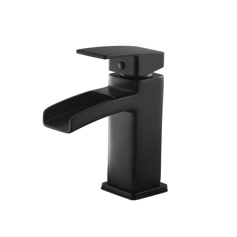 Kenzo Matte Black Single Handle Bathroom Faucet