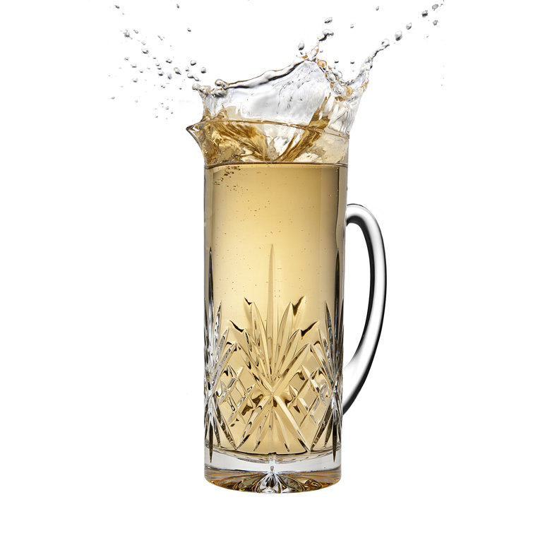 Dublin Crystal Cut 34oz Beverage Pitcher
