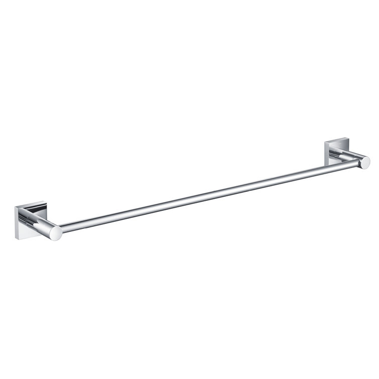 Ventus 25-Inch Chrome Wall Mounted Towel Bar