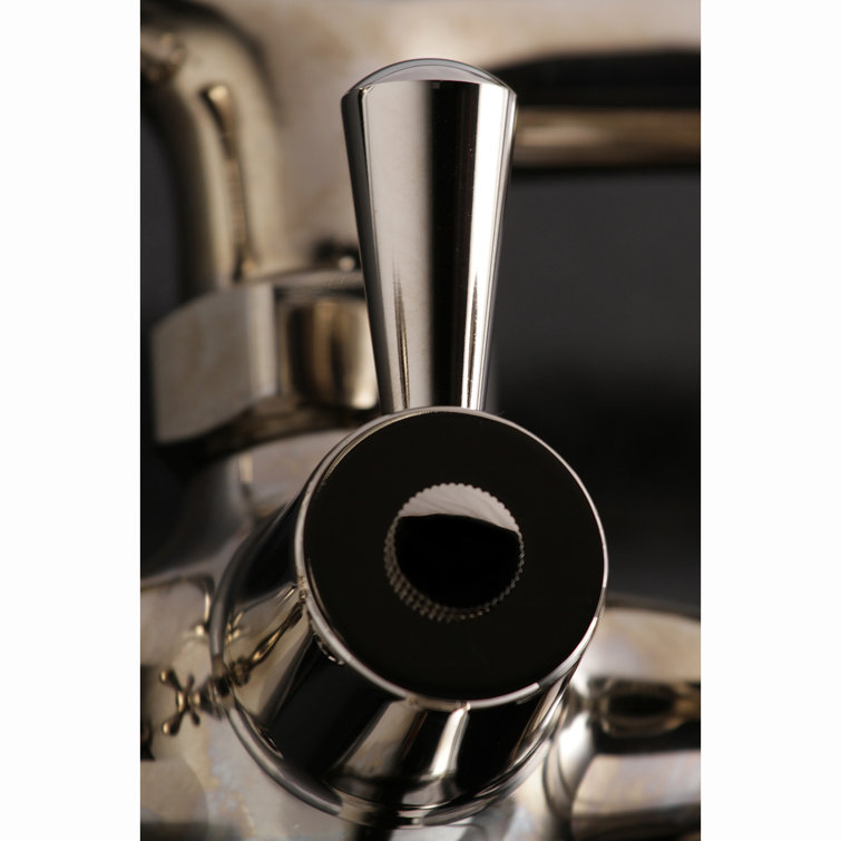 Polished Nickel Wall Mount Clawfoot Tub Faucet with Hand Shower