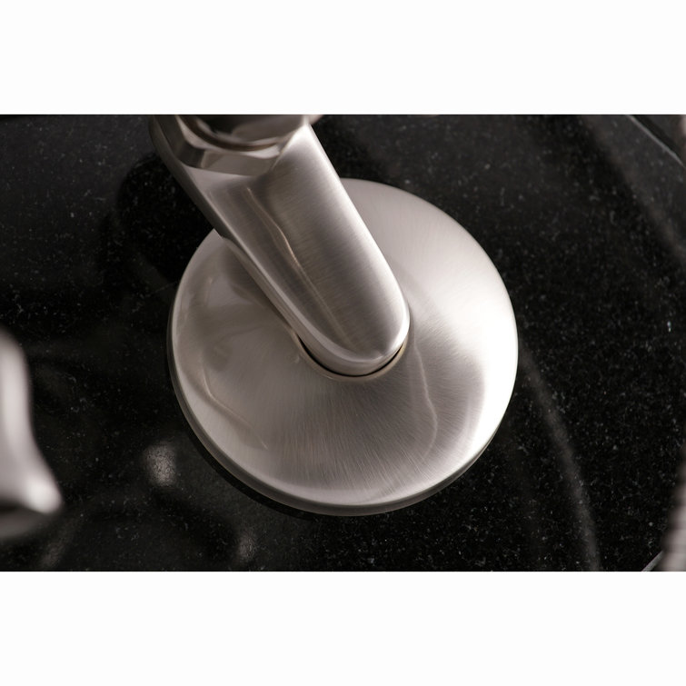 Brushed Nickel Wall Mount Clawfoot Tub Faucet with Hand Shower