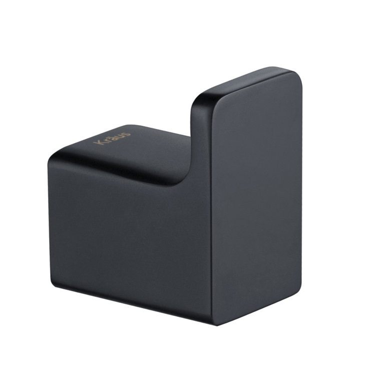 Matte Black Modern Wall Mounted Towel Hook