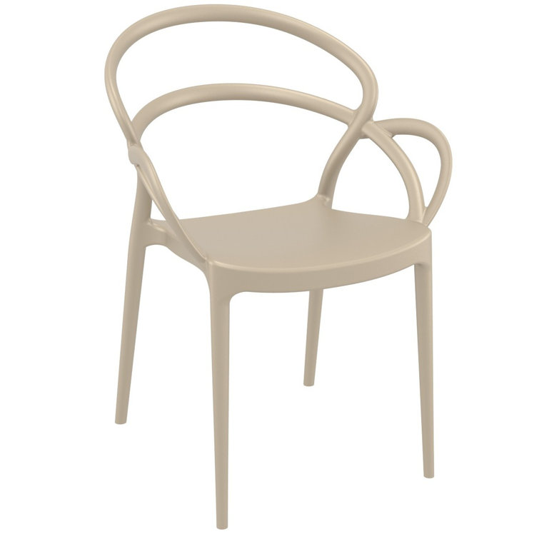 Mila Taupe Extendable 10-Person Outdoor Dining Set with Stackable Chairs