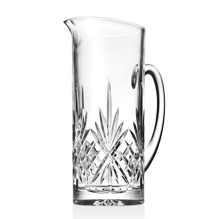 Dublin Crystal Cut 34oz Beverage Pitcher