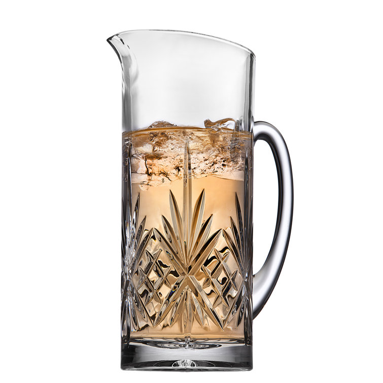 Dublin Crystal Cut 34oz Beverage Pitcher