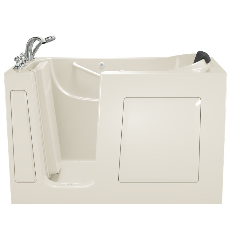 Linen 60'' Walk-In Air Fiberglass Bathtub with Faucet