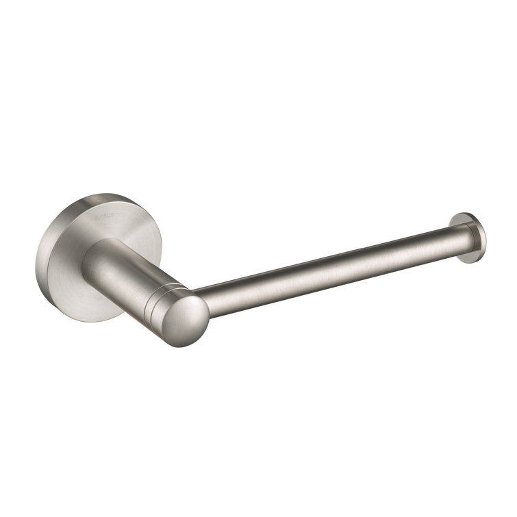 Elie Black Solid Brass Wall Mount Toilet Paper Holder