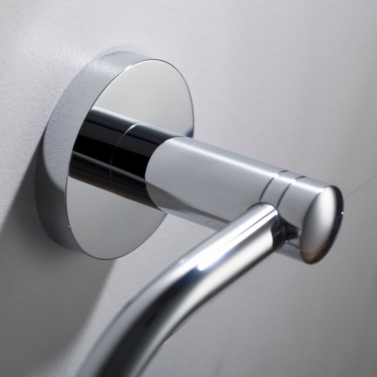 Elie Chrome Wall Mounted Modern Towel Ring