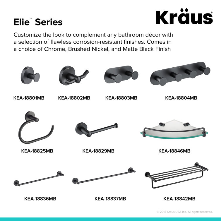 Matte Black Solid Brass Double Wall Mounted Towel Hook