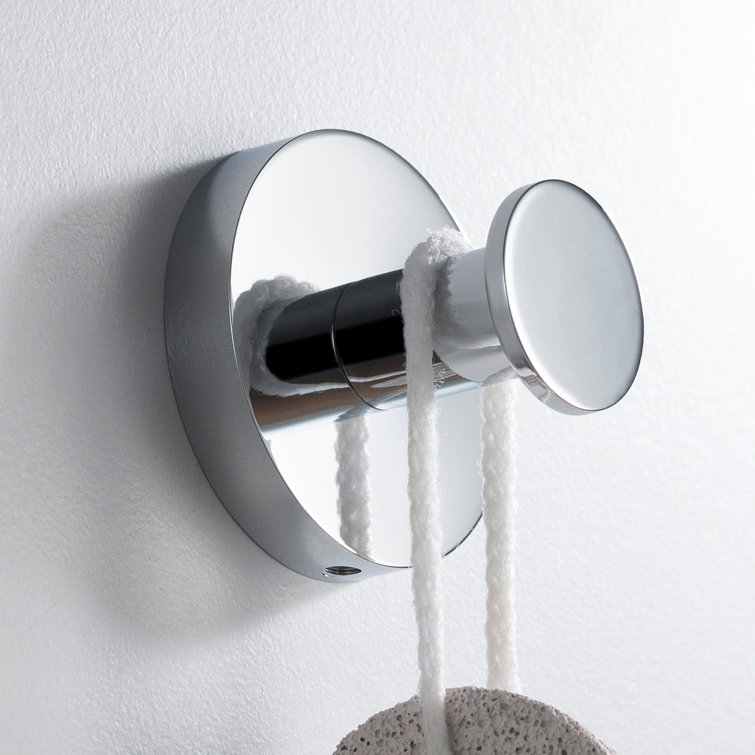 Elie Chrome Finish Wall Mounted Towel Hook