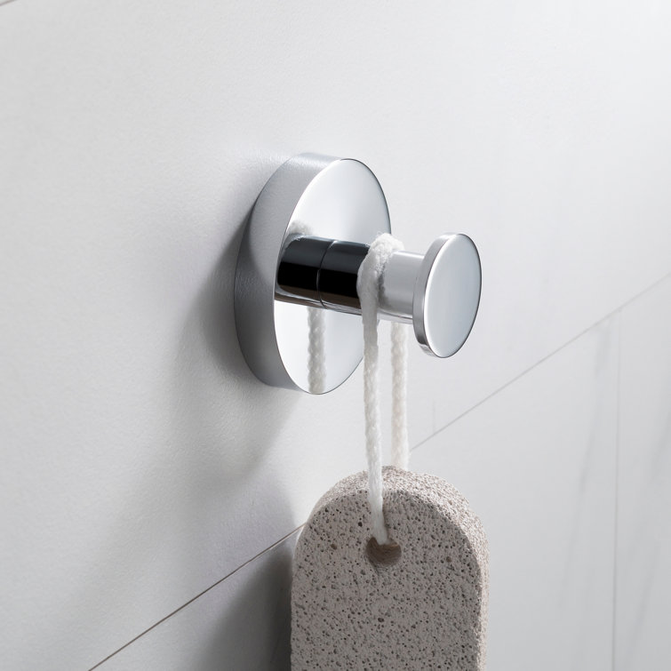 Elie Chrome Finish Wall Mounted Towel Hook