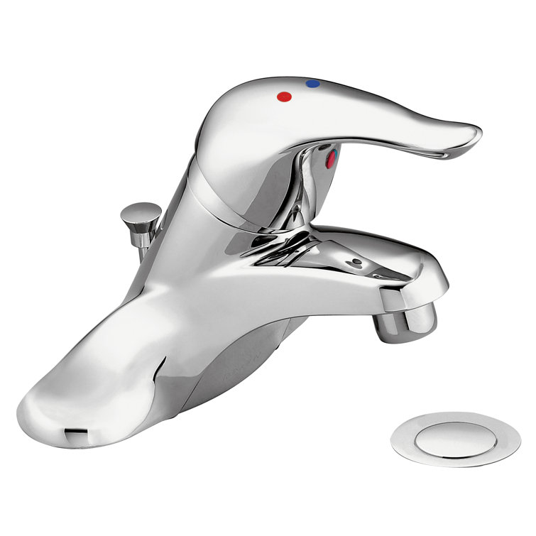 Chateau Chrome Single-Handle Low Arc Bathroom Faucet