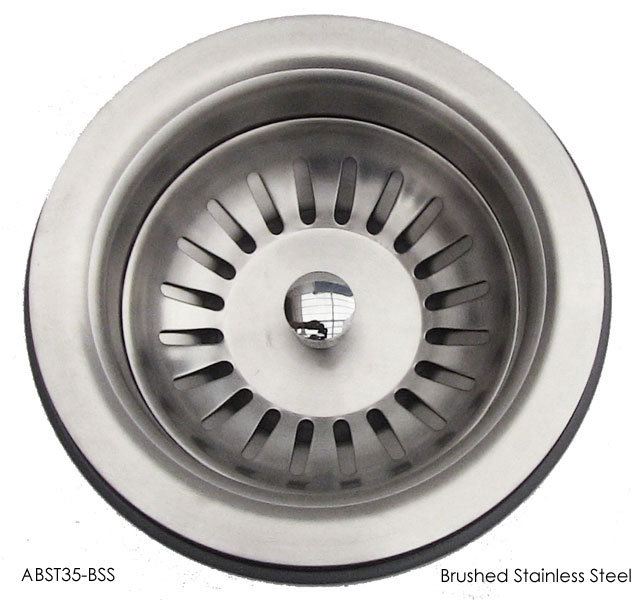 3.5'' Brushed Stainless Steel Basket Strainer Drain