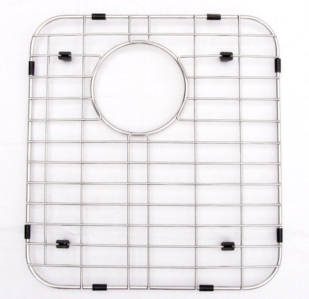 Solid Stainless Steel Kitchen Sink Grid with Plastic Feet