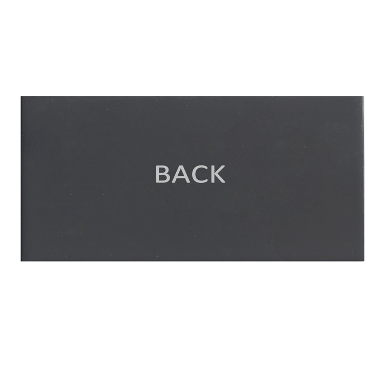 Gray Glossy Glass Subway Wall Tile for Kitchen and Bathroom
