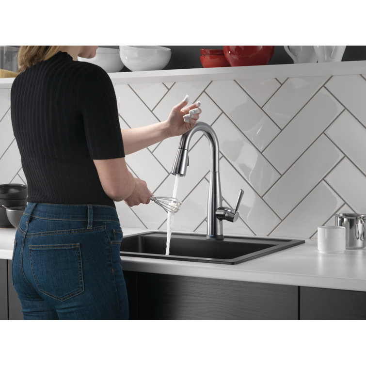 Arctic Stainless Steel Pull-Down Spray Touch Bar Faucet