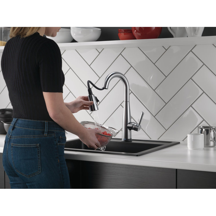 Arctic Stainless Steel Pull-Down Spray Touch Bar Faucet