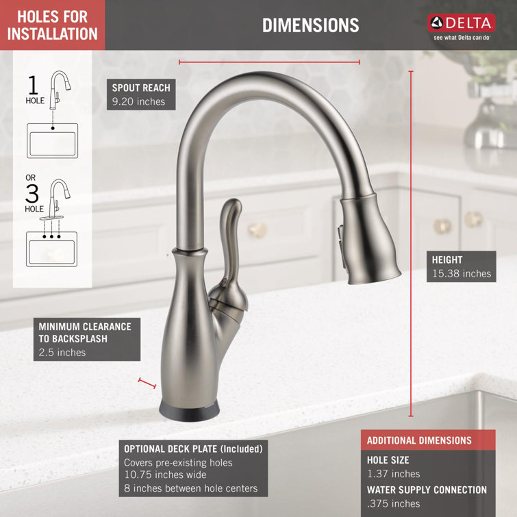 Stainless Steel Pull-Down Sprayer Kitchen Faucet with Touch Control